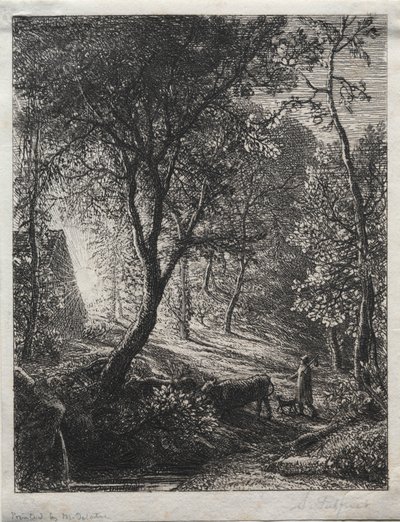 Chata pasterza autorstwa Samuel Palmer