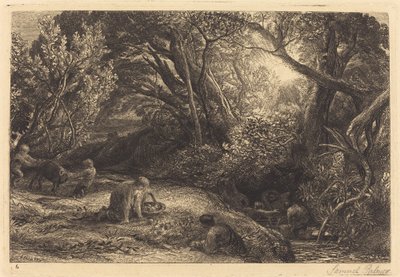 Poranek życia autorstwa Samuel Palmer