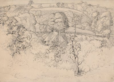 Prymitywna chata, Shoreham autorstwa Samuel Palmer