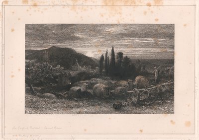 Wschodzący Księżyc autorstwa Samuel Palmer