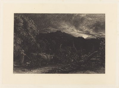 Zmęczony Oracz autorstwa Samuel Palmer