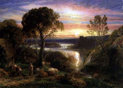 Tytyrus przywrócony do dziedzictwa, 1877 autorstwa Samuel Palmer