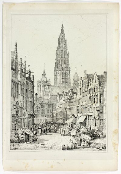 Antwerpia autorstwa Samuel Prout