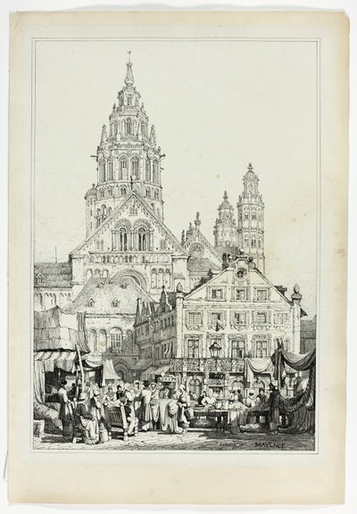 Katedra w Mayence autorstwa Samuel Prout