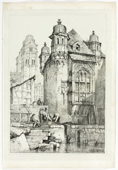 Koblencja autorstwa Samuel Prout