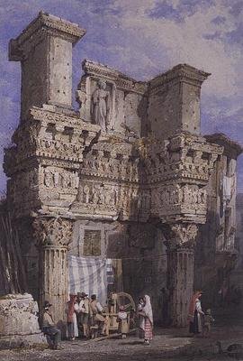 Forum Nerwy, Rzym autorstwa Samuel Prout
