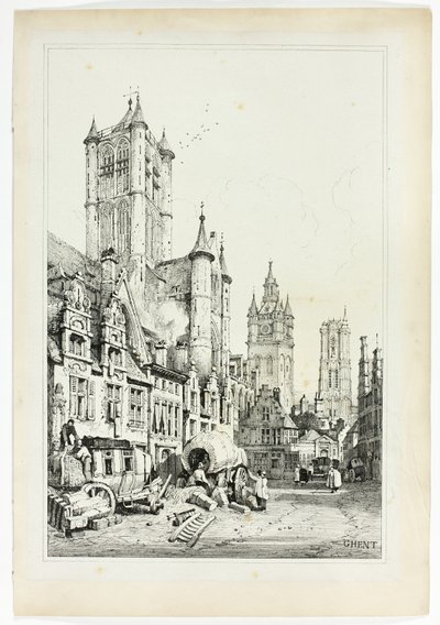 Gandawa autorstwa Samuel Prout