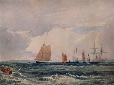 Off Plymouth, c1827 autorstwa Samuel Prout