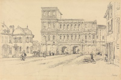 Porta Nigra w Trewirze autorstwa Samuel Prout