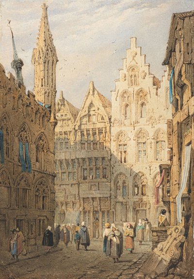 Ypres (akwarela) autorstwa Samuel Prout