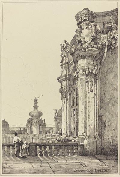 Pałac Zwinger, Drezno autorstwa Samuel Prout