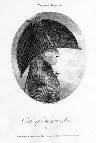Charles Stanhope, 3. hrabia Harrington, 1804 autorstwa Samuel Rawle
