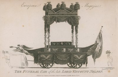 Samochód pogrzebowy zmarłego Lorda Wicehrabiego Nelson autorstwa Samuel Rawle