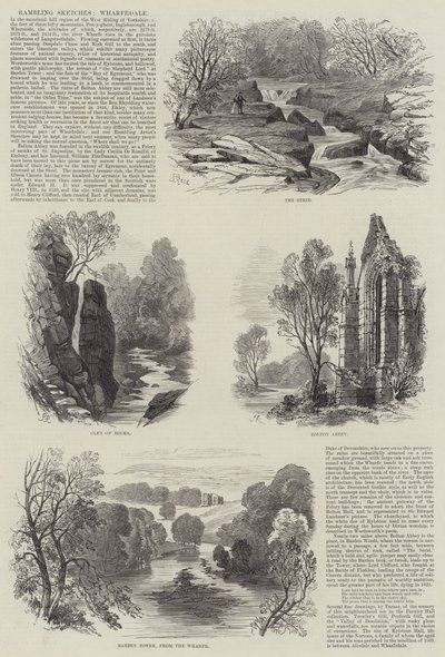 Wędrujące szkice, Wharfedale autorstwa Samuel Read