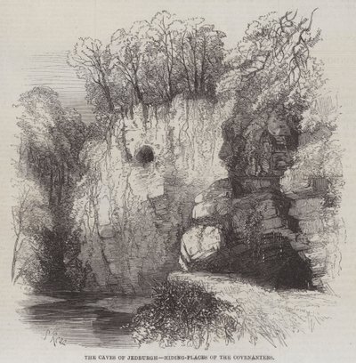 Jaskinie Jedburgh, kryjówki Przymierzy autorstwa Samuel Read