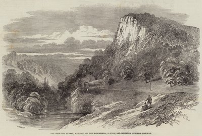 Tunel High Tor, Matlock, na linii kolejowej Manchester, Buxton i Midlands Junction autorstwa Samuel Read