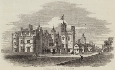 Worsley Hall, siedziba hrabiego Ellesmere autorstwa Samuel Read