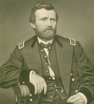 Generał Ulysses S. Grant (przycięty) autorstwa Samuel Sartain