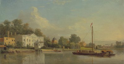 Willa papieża, Twickenham autorstwa Samuel Scott