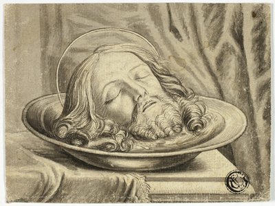 Głowa Jana Chrzciciela na ładowarce autorstwa Samuel Shelley