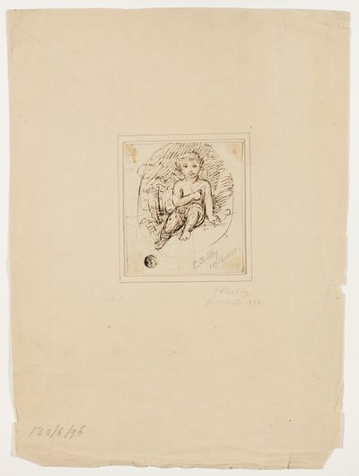 Siedzący Kupidyn autorstwa Samuel Shelley