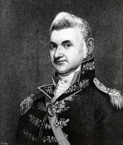 Portret Henryka Dearborna (1751-1829) (rycina) autorstwa Samuel Smith Kilburn