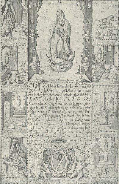 Odpust za darowiznę jałmużny na budowę kościoła dla..., 1608 faks 1930-40. autorstwa Samuel Stradanus