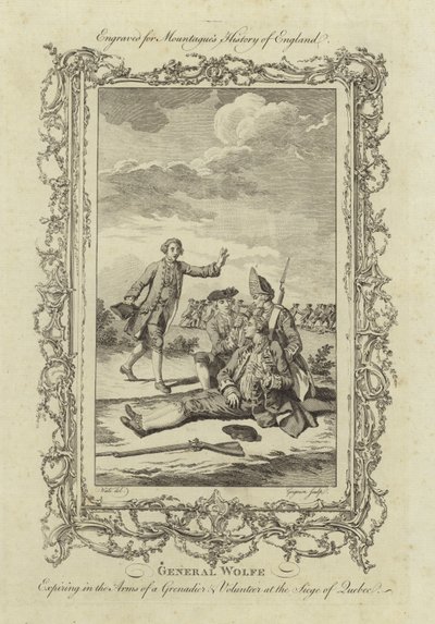 Śmierć generała Jamesa Wolfe autorstwa Samuel Wale