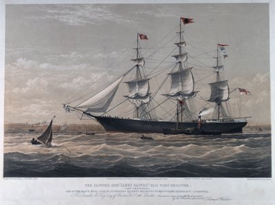 Statek kliper "James Baines autorstwa Samuel Walters