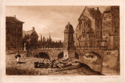 Kanał w Liege autorstwa Samuel William Reynolds