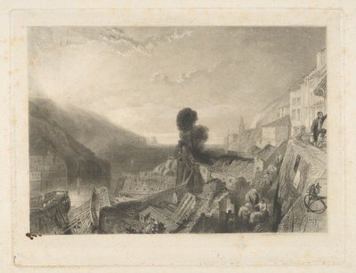 Dartmouth, no rio Dartpolish autorstwa Samuel William Reynolds