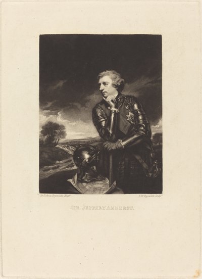 Sir Jeffery Amherst autorstwa Samuel William Reynolds I after Sir Joshua Reynolds