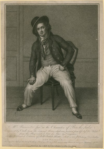 Mr Bannister junior w postaci Bena Żeglarza autorstwa Samuel de Wilde