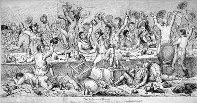 „Obiad reformatorów”, 1809 r. autorstwa Samuel de Wilde