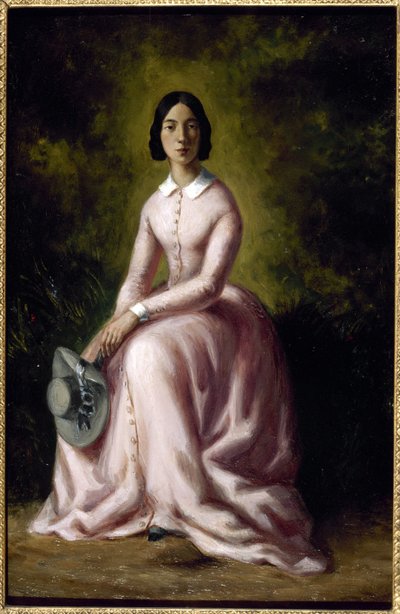 Portret śpiewaczki i kompozytorki Pauliny Viardot 1821-1910. autorstwa Sand