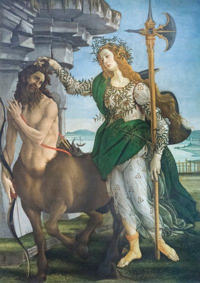 Pallas i centaur autorstwa Sandro Botticelli