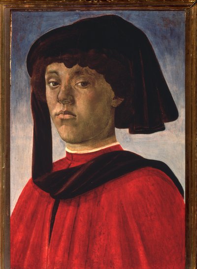 Portret młodzieńca w berecie (obraz, ok.1470) autorstwa Sandro Botticelli