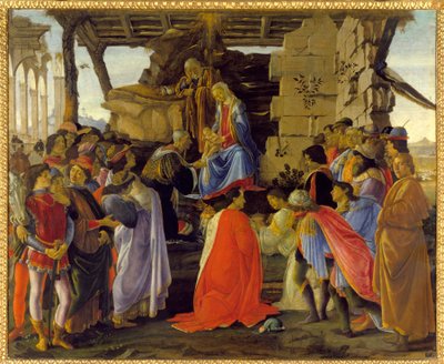 Pokłon magów autorstwa Sandro Botticelli