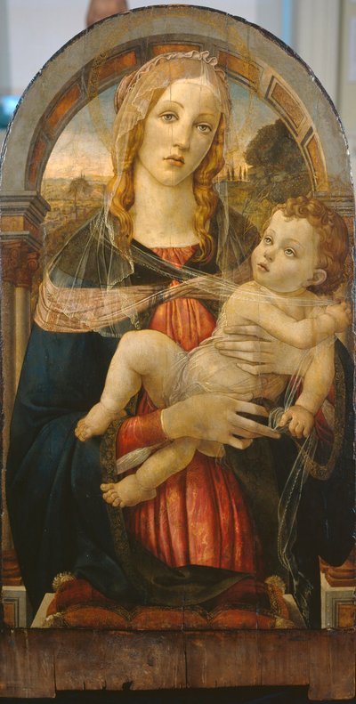 Dziewica i Dziecko autorstwa Sandro (after) Botticelli