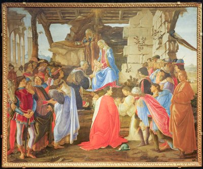 Adoracja Trzech Króli autorstwa Sandro Botticelli