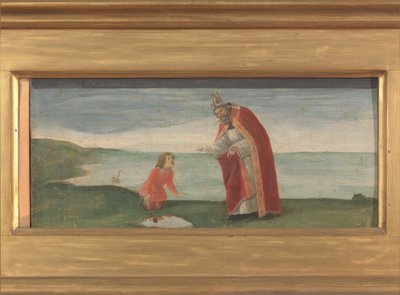 Święty Augustyn i chłopiec na plaży autorstwa Sandro Botticelli