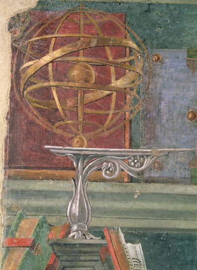 Augustyna w jego gabinecie przedstawiający sferę armilarną (patrz także 44371) autorstwa Sandro Botticelli