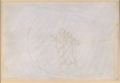 „Boska komedia”, „Raj”, pieśń XV. Piąta sfera planetarna (niebo Marsa): Cacciaguida, przodek rodu Alighieri, opowiada Danteemu o swoich przodkach w dawnej Florencji autorstwa Sandro Botticelli