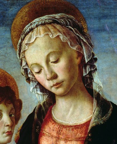 Madonna z Dzieciątkiem detal z 44356 autorstwa Sandro Botticelli