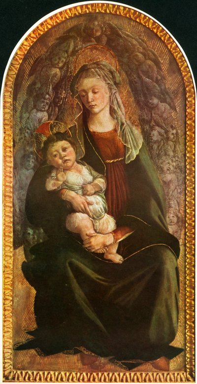 Madonna w chwale z Serafinami, c1469-1470, 1937. autorstwa Sandro Botticelli