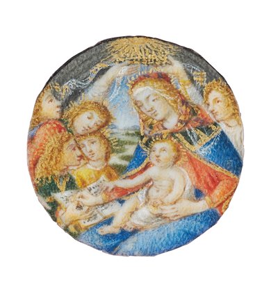 Madonna Magnificat, Florencja, koniec XV - początek XVI wieku autorstwa Sandro Botticelli