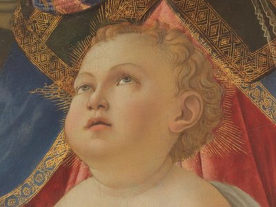 Maryja z dzieckiem i pięcioma aniołami autorstwa Sandro Botticelli