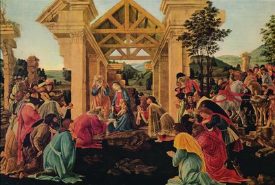 Pokłon Trzech Króli, ok. 1475-1476 autorstwa Sandro Botticelli