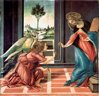 Zwiastowanie w Cestello, 1489 autorstwa Sandro Botticelli
