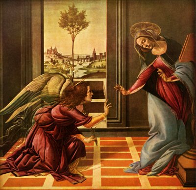 Zwiastowanie Cestello, 1489, 1937. autorstwa Sandro Botticelli
